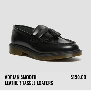Adrian smooth leather tassel